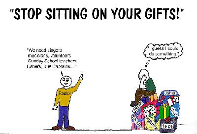 Stop sitting on your gifts.
