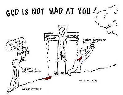 God is not mad at you