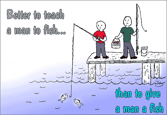Illustrated Sermon - Discipleship - Teach A Man To Fish